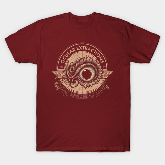 Ocular Extractions from Barton & Loki PLLC • Minute 39 T-Shirt by TruStory FM